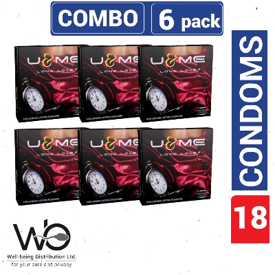 Picture of SMC-U&Me Long Love Condom - Combo 6 Pack - 6x3=18pcs Condom