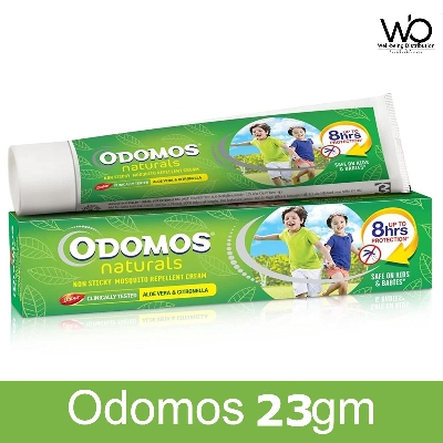 Picture of Odomos 23gm Naturals Mosquito_Repellent Non-Sticky Cream with Aloe Vera & Citronella (Made in India)