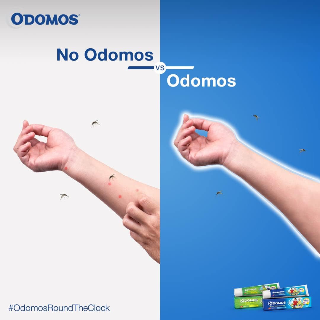 Picture of Odomos 23gm Naturals Mosquito_Repellent Non-Sticky Cream with Aloe Vera & Citronella (Made in India)