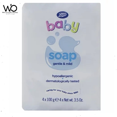 Picture of Boots Baby Soap Gentle & Mild 100gm x 4 Soap (International)