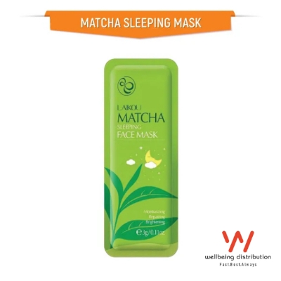 Picture of Laikou Matcha Sleeping Face Mask 3g x 5 Pack
