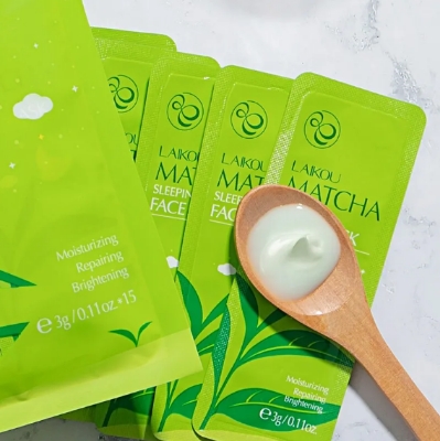 Picture of Laikou Matcha Sleeping Face Mask 3g x 5 Pack