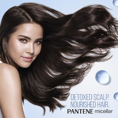 Picture of Pantene Scalp Shampoo 530ml Micellar Detox & Moisturize Waterlily Extract