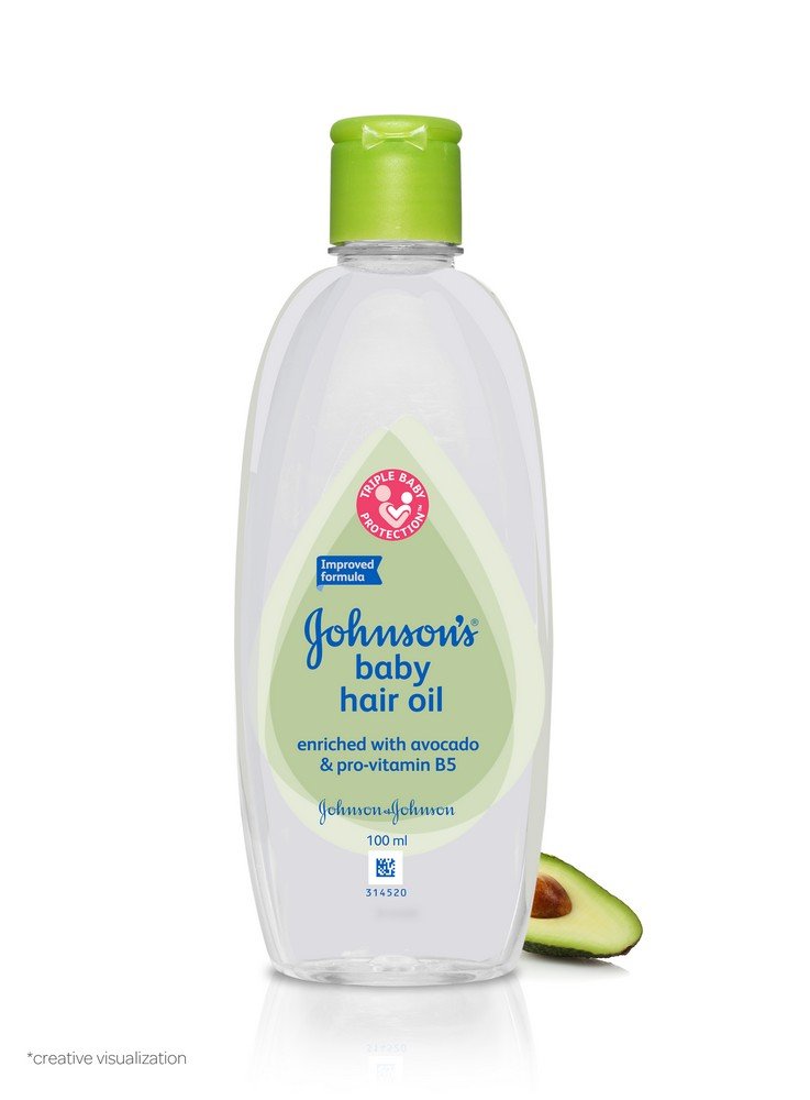 Picture of Johnson's Baby Hair Oil 100ml Enriched with Avacado Oil & Pro-vitamin B5