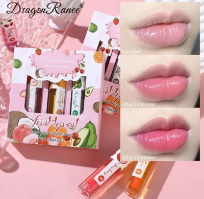 Picture of Dragon Ranee Sexy Lip Color Fruits Lip Oil 3pcs Set