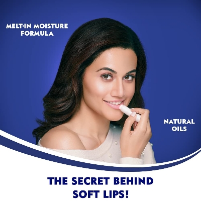 Picture of NIVEA Original Lip Balm 24Hour Melt-in Moisture with Shea Butter & Natural Oils