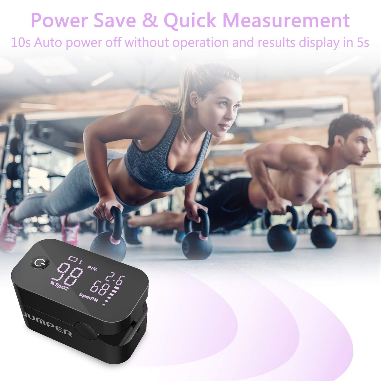 Picture of JUMPER JPD-500G (LED Version) Fingertip Pulse Oximeter