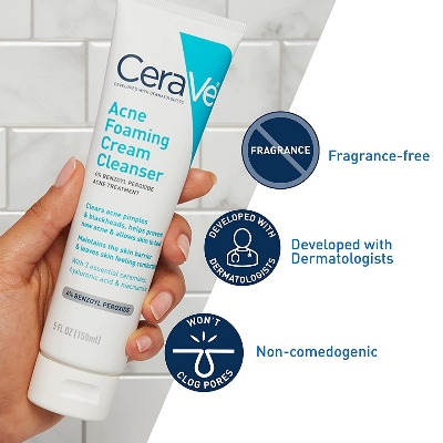 Picture of CeraVe Acne Foaming Cream Cleanser 150ml