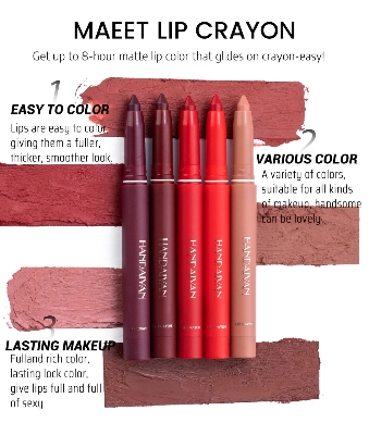 Picture of HANDAIYAN 6PCS Lipliner Pencil Lip Makeup Lipstick Pencils Waterproof Lip liner Lady Charming Lip Liner Set-A / B