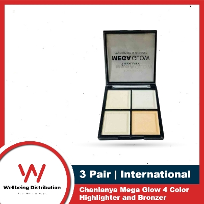 Buy Chanlanya Mega Glow 4 color Highlighter and Bronzer at Best Price In Bangladesh