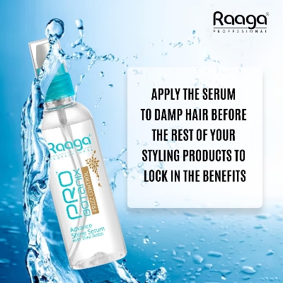 Picture of Raaga Professional Probotanix Frizz Control Hair Serum 100ml for Hair Smoothing with Shea Butter, Anti Frizz Serum for Hair