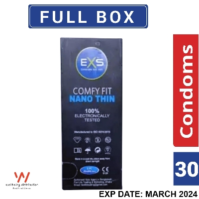 Picture of EXS Nano Thin Condom Full Box 3x10=30pcs Made in UK