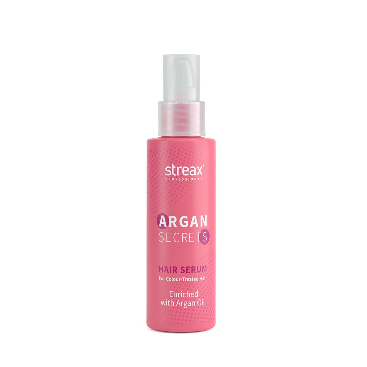 Picture of Streax Professional 100ml Argan Secrets Colour Protect Hair Serum for Women | Enriched with Argan Oil & UV Filter | Prevents Frizz | Provides Instant Shine & Smoothness | Enhances Radiance of Hair