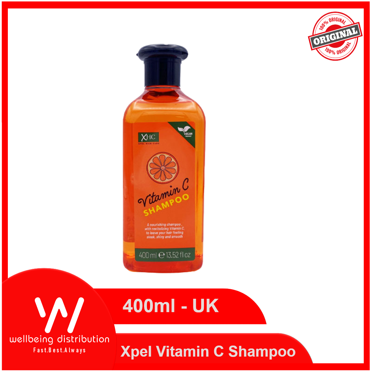 Picture of Xpel Hair Care Vitamin C Shampoo 400ml