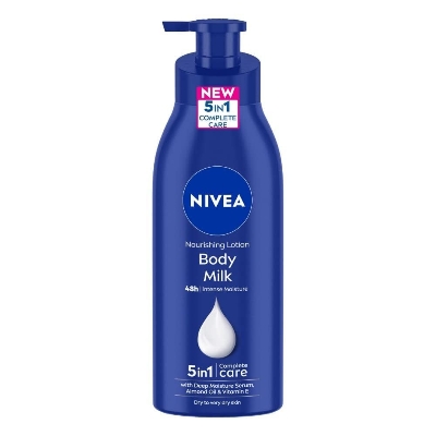 Picture of Nivea Nourishing Lotion Body Milk 400ml 5in1 Complete Care for Dry to Very Dry Skin