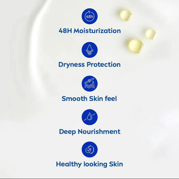 Picture of Nivea Nourishing Lotion Body Milk 400ml 5in1 Complete Care for Dry to Very Dry Skin