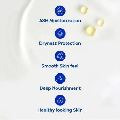 Picture of Nivea Nourishing Lotion Body Milk 400ml 5in1 Complete Care for Dry to Very Dry Skin