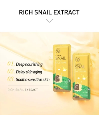 Picture of Laikou Snail Sleeping Face Mask 3g x5 Pack