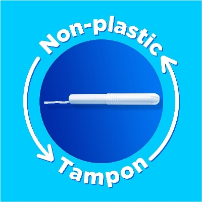 Picture of Tampax Non-Plastic 100% Cotton Comfy Layer Regular Tampons 20pcs