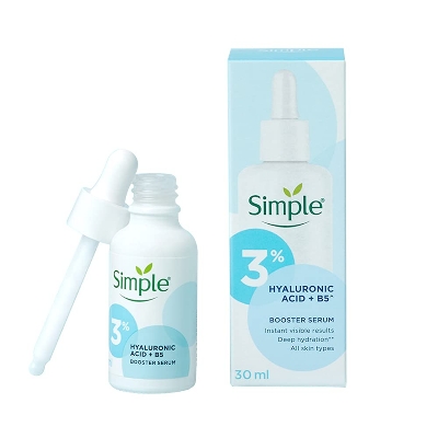Picture of Simple Serum 3% Hyaluronic Acid + Vit B5 30ml | For Deep Hydration & Instantly Visible Results| For All Skin Types