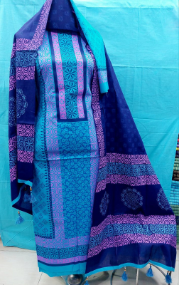 Buy Women's Block Print Three Piece at Best Price in Bangladesh