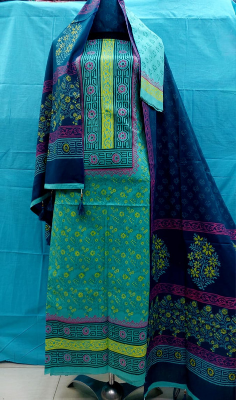 Buy Women's Block Print Three Piece at Best Price in Bangladesh
