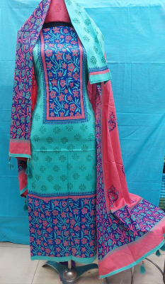 Buy Women's Block Print Three Piece at Best Price in Bangladesh