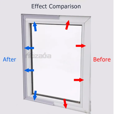 Buy Window Seal Tape, Self-adhesive gap sealer, Windproof Foam Door Dust Stopper Rubber Strip for Sliding Windows 2Meter at Best Prices in Bangladesh