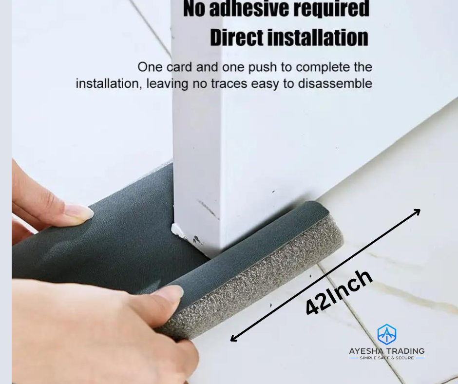 Buy Best Door Bottom, Door Gap, Door Foam, Door Stopper Sealing Strip 42 Inch Long at Best Prices in Bangladesh