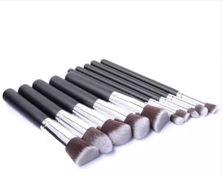 Buy Kabuki Makeup Brush Set 10pcs Multicolor Multi-size at Best Price In Bangladesh