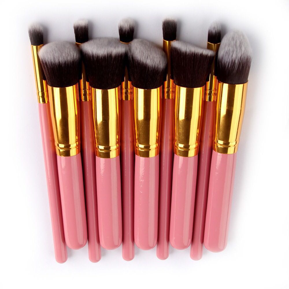 Buy Kabuki Makeup Brush Set 10pcs Multicolor Multi-size at Best Price In Bangladesh