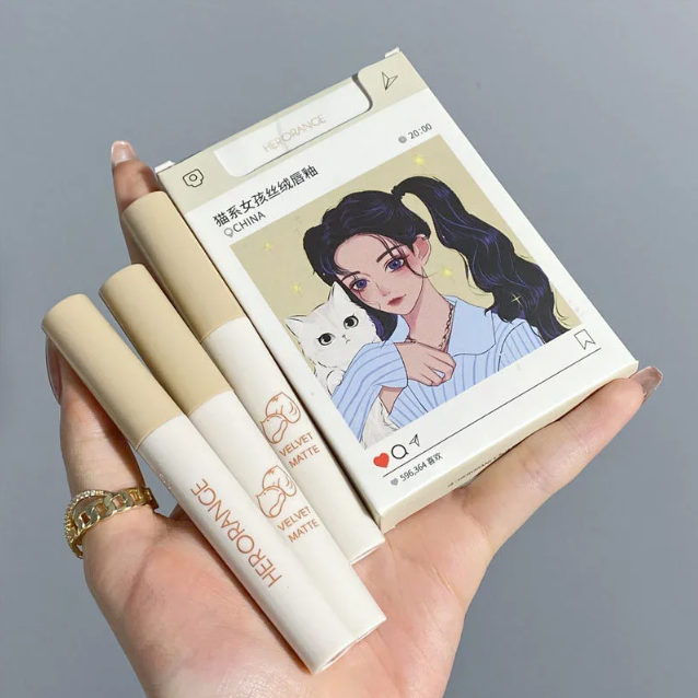 Buy Herorange 5pcs Mirror Lip Glaze / Velvet Lip Glaze Lipstick at Best Price In Bangladesh