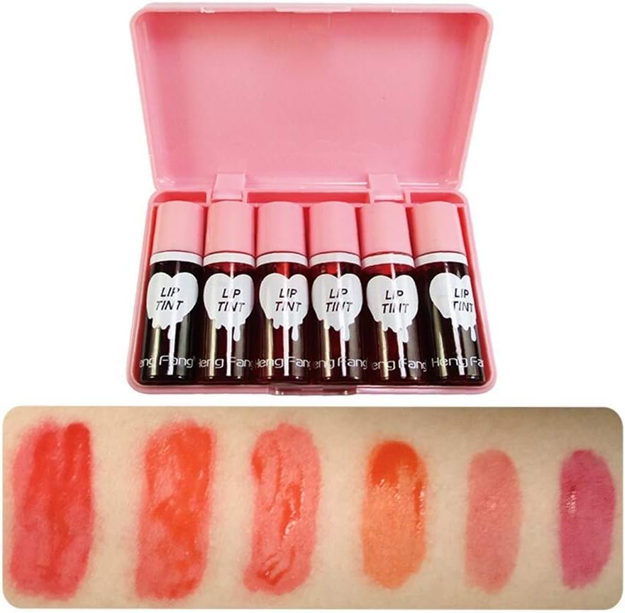 Buy Heng Fang Super Long Lasting 3D Lip Tint 6pcs Set at Best Price In Bangladesh