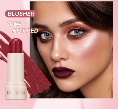 Buy BEAUTY GLAZED Soft Glow & Radiance Cream Blusher Stick 7gm | 6 Shades at Best Price In Bangladesh