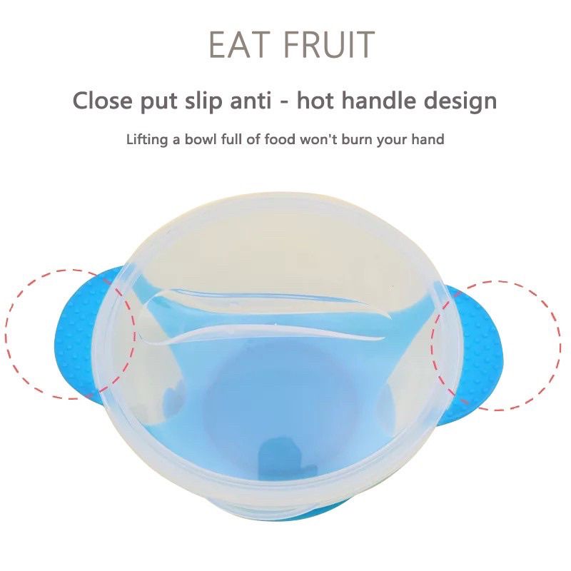 Picture of Baby Feeding Spoon And Bowl Set - 1Bowl & 1Spoon - Multicolour Available (Made in China)