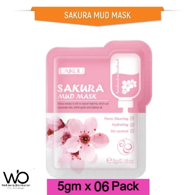 Picture of Laikou Sakura Mud Mask 5gm x 6 Pack