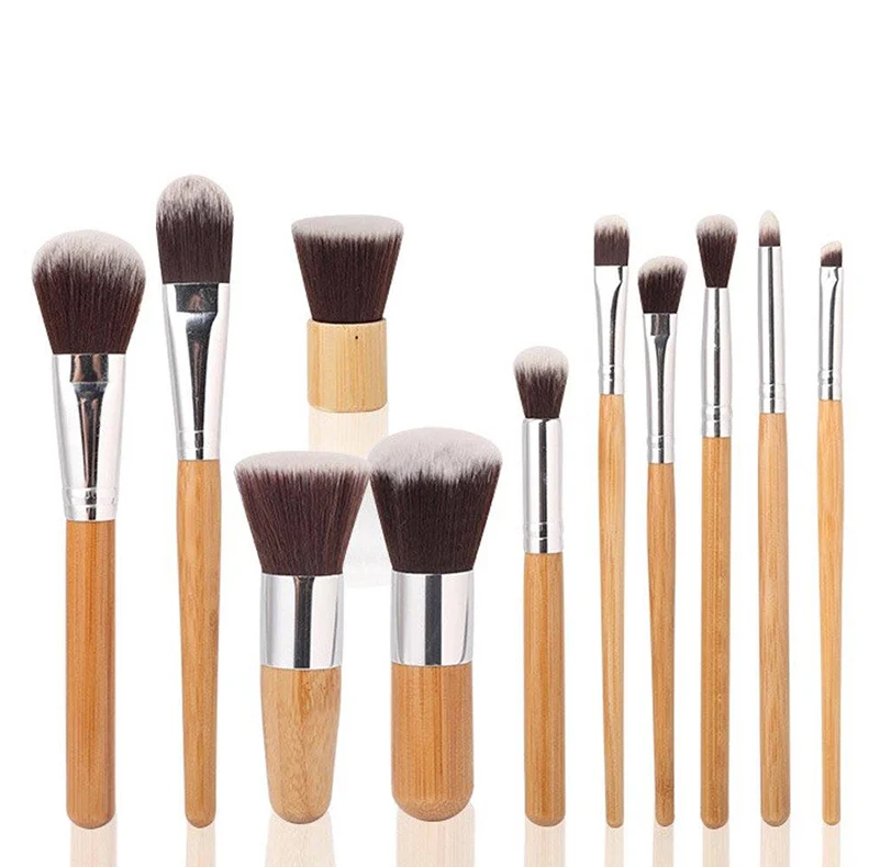 Picture of Bamboo Make Up Brush set - 11pcs