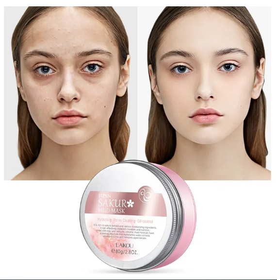 Picture of Laikou Japan Sakura Mud Mask Cream 80g