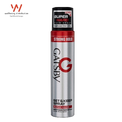 Picture of GATSBY Hair Spray Level 4 Set and Keep Spray Super Hard 250ml