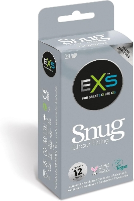 Picture of EXS Snug Tight Fitting Small Size Condoms Full Box-3x10= 30pcs Condom | Vegan Condoms