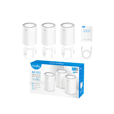 Buy  Cudy M1800 3-pack AX1800 Whole Home Mesh Dual Band Gigabit WiFi Router  at Best Price In Bangladesh