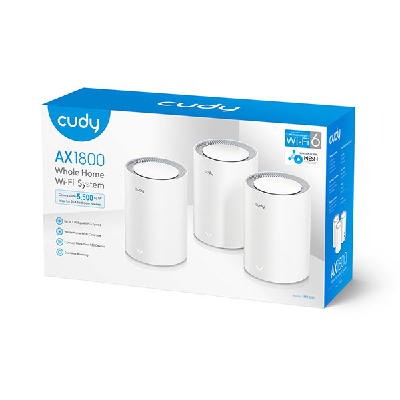 Buy  Cudy M1800 3-pack AX1800 Whole Home Mesh Dual Band Gigabit WiFi Router  at Best Price In Bangladesh