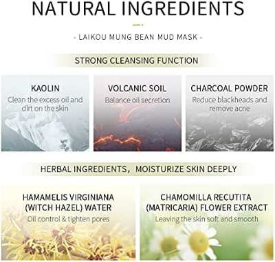 Picture of Laikou Mung Bean Mud Mask 5g x 6 Pack