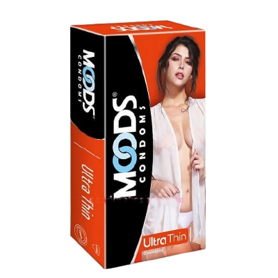 Picture of Moods Ultra Thin Condoms for Men | Single 10pcs Pack | India