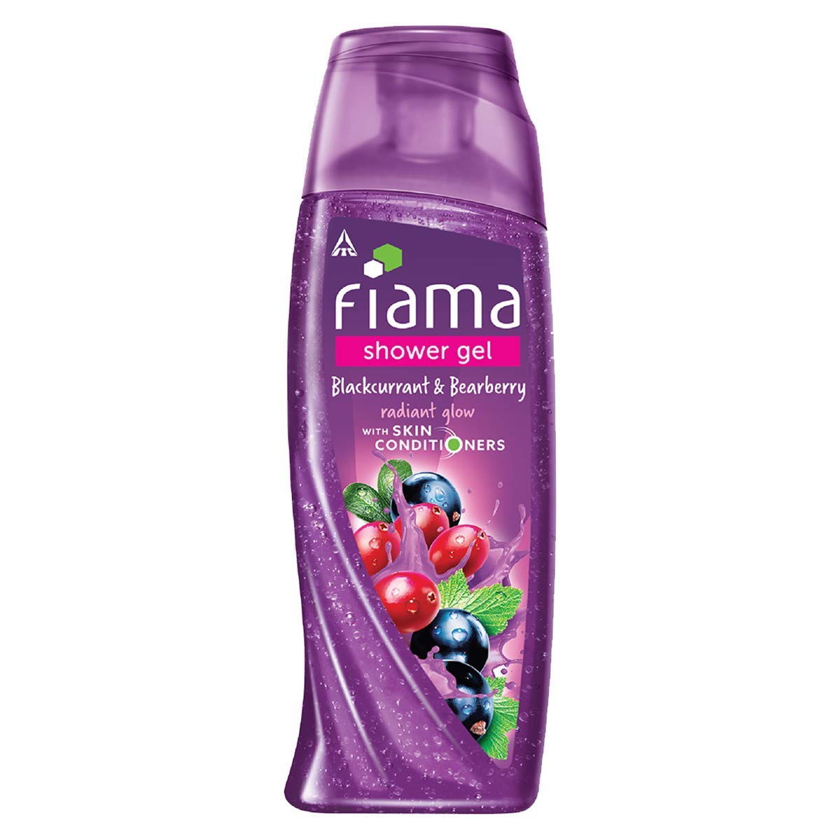 Picture of Fiama Shower Gel Blackcurrant & Bearberry Body Wash With Skin Conditioners For Radiant Glow | 250ml Bottle |Made in India