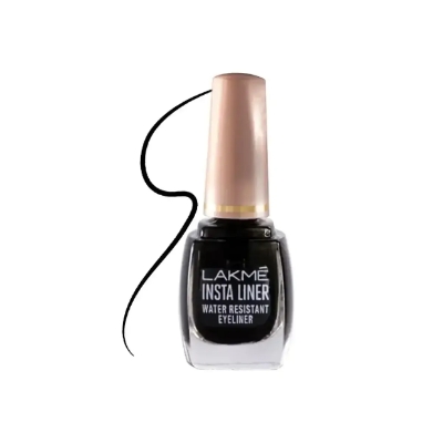 Picture of Lakme Insta Eye Liner 9ml Black Semi Matte Finish Water Resistant Long-Lasting Eyeliner