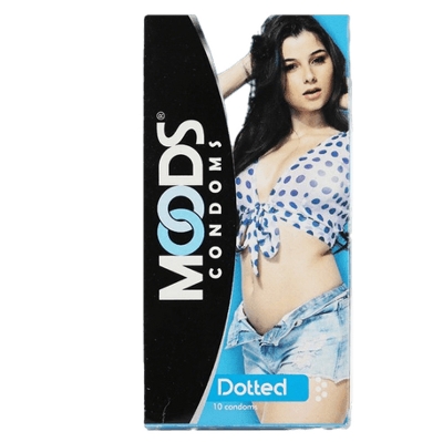 Picture of Moods - Dotted Condoms - Large Single Pack - 10x1 - 10pcs - Condom