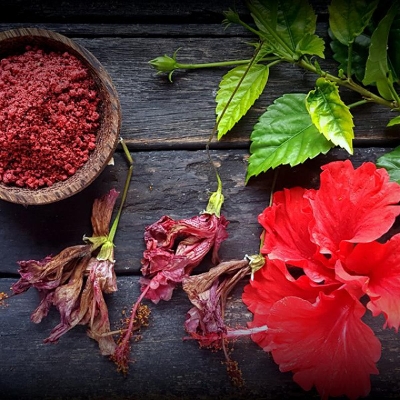 Picture of Nature Leaf - Joba Ful Gura / Hibiscus Flower Powder - 100gm