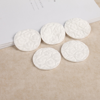 Picture of Round White Makeup Remover Cotton Pads - 100pcs