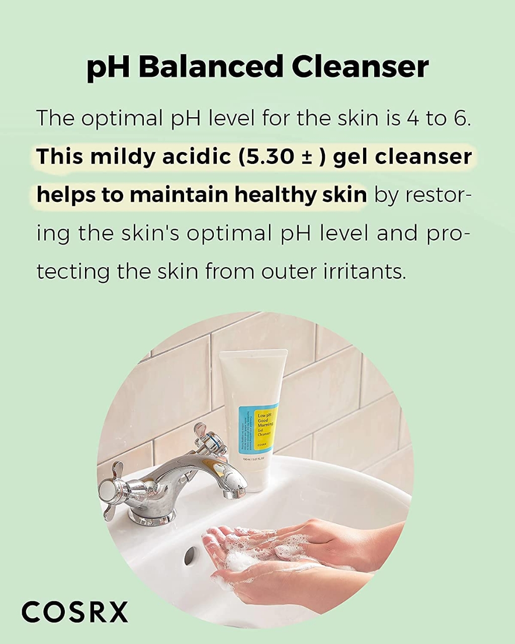 Picture of COSRX Low pH Good Morning Gel Cleanser - 50ml